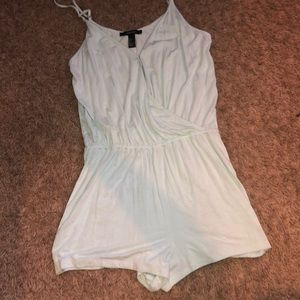 Mint colored soft romper